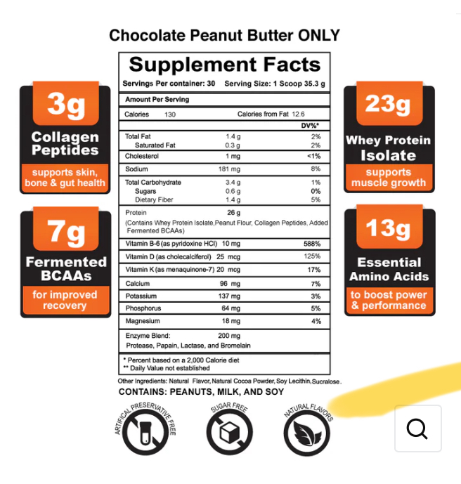 EC Sports - Whey Superior Absorption - Chocolate Peanut Butter