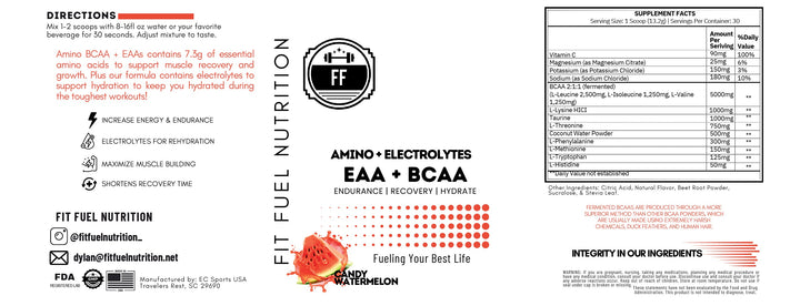 Watermelon BCAA Aminos