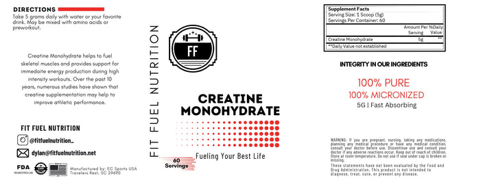 Creatine Monohydrate Powder