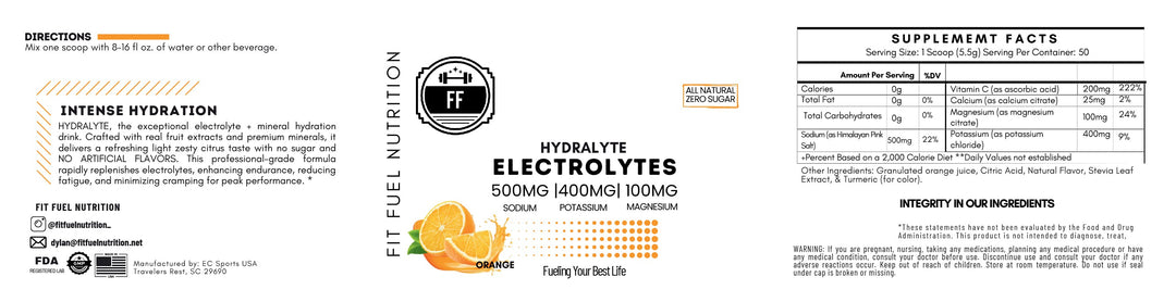 Orange Electrolytes