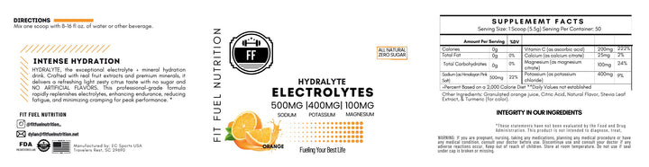 Orange Electrolytes