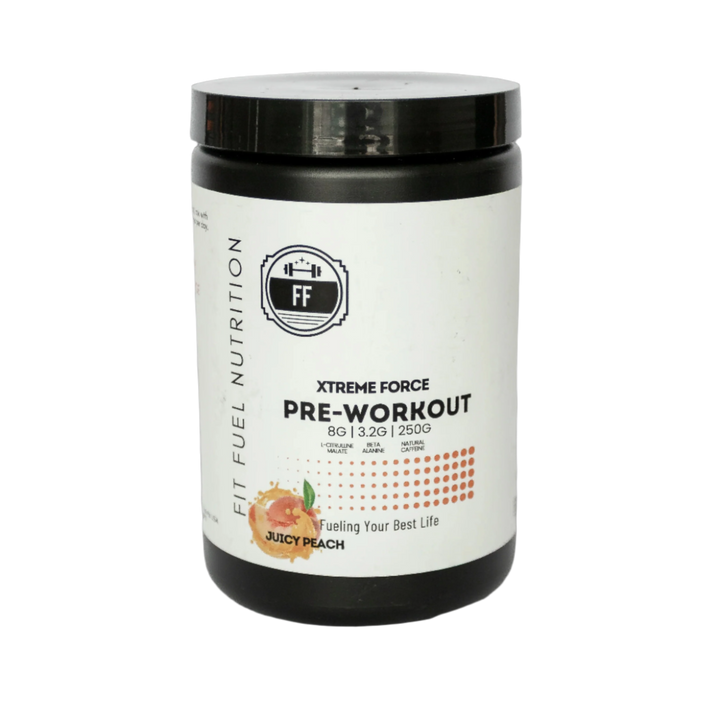 Pre Workout Xtreme Force - Energy, Power, and Focus Amplifier - Peach