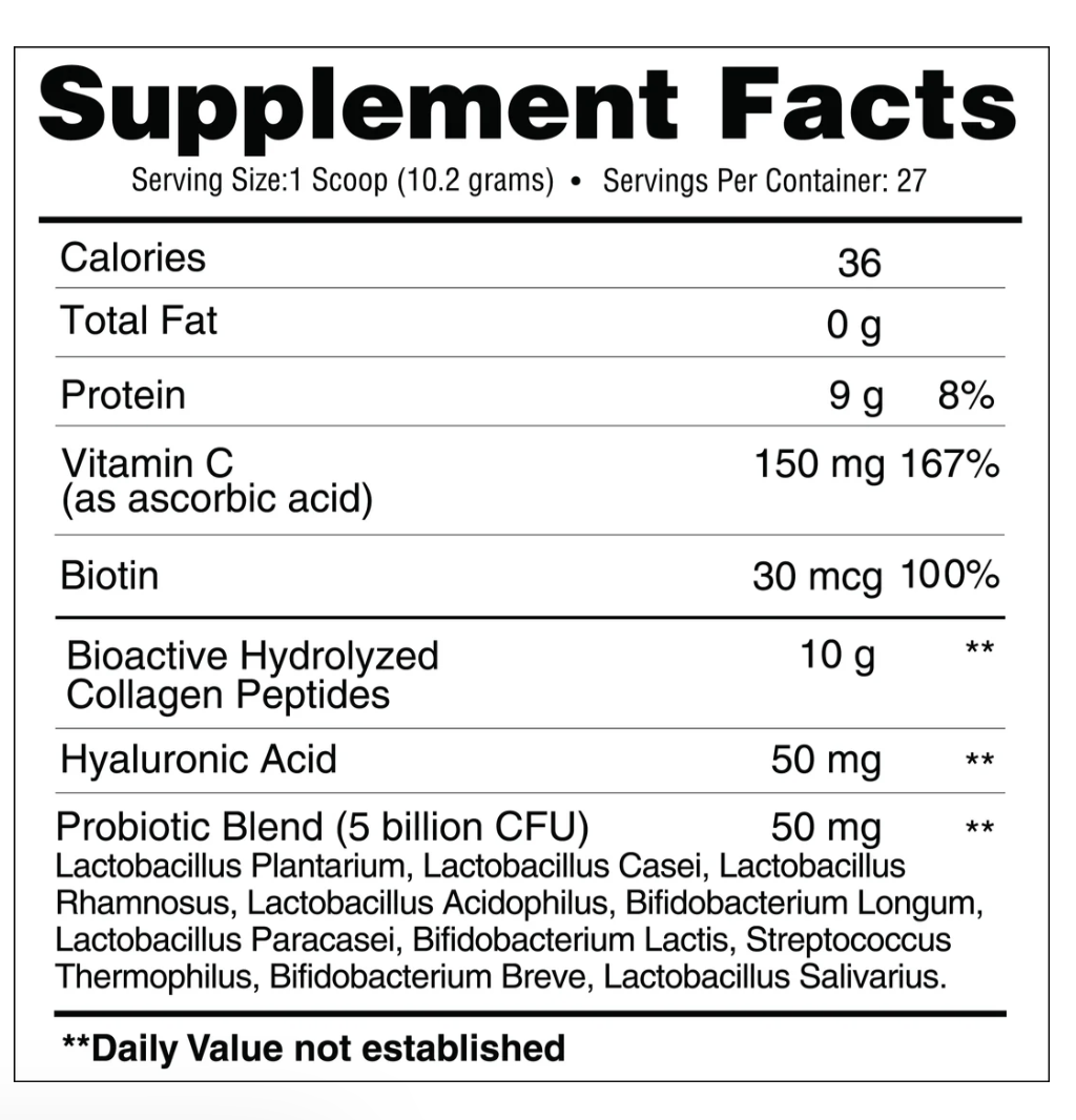 Collagen 4000mg Pure Hydrolyzed Collagen Peptides