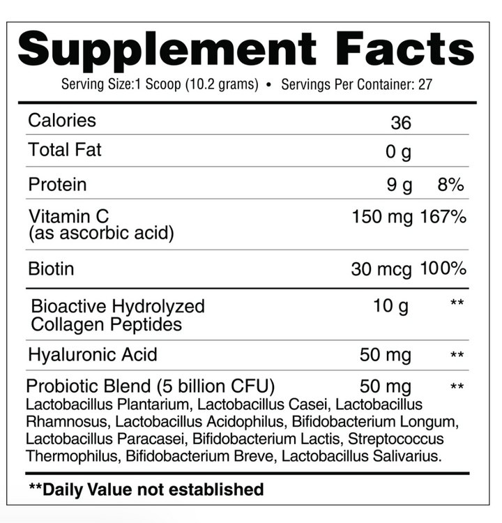 Collagen 4000mg Pure Hydrolyzed Collagen Peptides