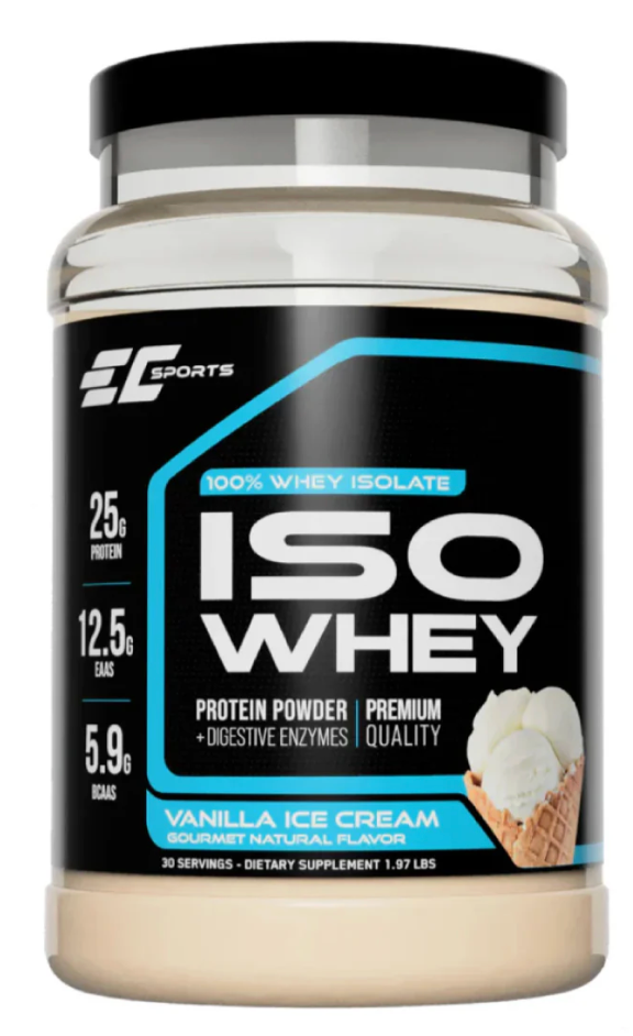 EC Sports - Whey+ Superior Absorption Protein - Vanilla Ice Cream